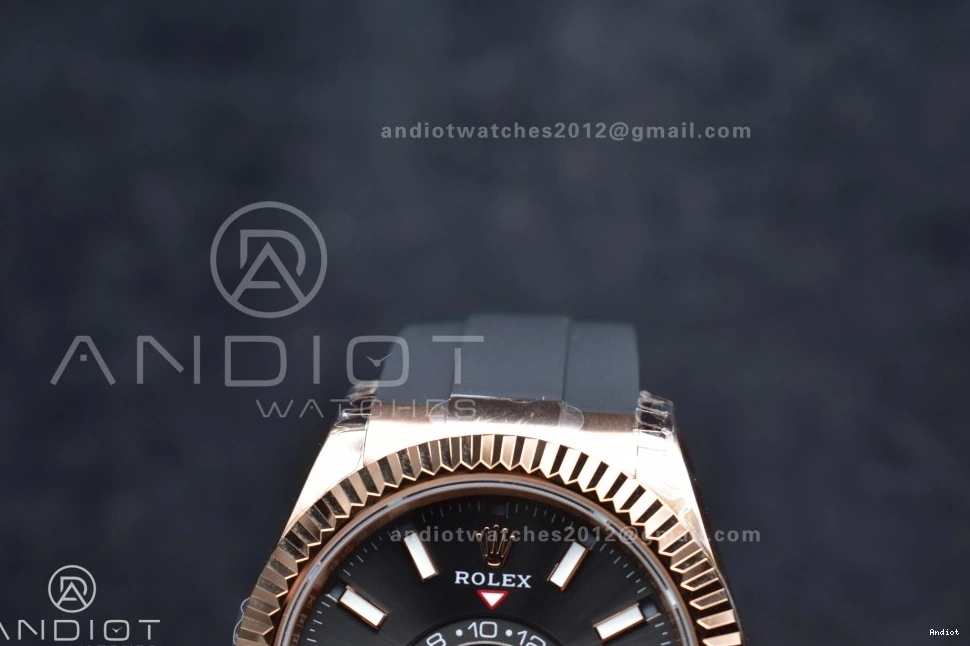 on A23J Gray Best Skydweller RG Edition Noob Strap Oysterflex Dial 0517